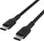 Кабель Belkin USB-C > USB-C заряджання/синхронізації 1м, 60Вт, Type-C, плетений, чорний teh0013650 - мініатюра 5