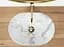Умивальник Rea Amelia 34,5x48 marble shiny (REA-U8001) - мініатюра 3