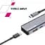 USB-хаб Canyon USB-хаб DS-18 5in1 USB-C Grey (CNS-TDS18) - миниатюра 3