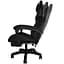 Кресло геймерское Dunmoon 24243 с подставкой для ног Black - миниатюра 3