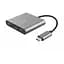 Док-станція для ноутбука Trust Dalyx 3-in-1 Multiport USB-C Adapter ALUMINIUM (23772) - мініатюра 1