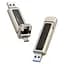 Флеш-накопичувач Usams US-ZB274 2in1 USB 3.2 + Type-C GEN1 Dual Ports Aluminum Alloy 5G – 128GB Silver - мініатюра 1