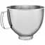 Чаша KitchenAid 5KSM5SSBHM з нержавіючої сталі, з ручкою 4.8 л (5KSM5SSBHM) - мініатюра 1