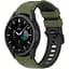Ремінець для Samsung Galaxy Watch 6 - зелено-чорний ширина кріплення 20мм силікон Watchbands Ricco (W19-2WB3243242) - мініатюра 1