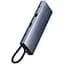 Перехідник HUB Baseus UltraJoy 10-Port (Type-C to HDMI+VGA+USB3.0*3+PD+RJ45+SD/TF3+3.5mm) (80C8) Slate Grey - мініатюра 2