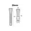 Ремінець для Samsung Galaxy Watch 5 44mm - білий ширина кріплення 20мм силікон Watchbands Gear (W44-3WB12766093) - мініатюра 3