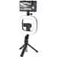 Тримач із кільцевим освітленням Hoco Showfull fill light live broadcast holder LV03 Plus BT4.1, 0.95m, LED - мініатюра 1