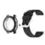 Комплект Tamister для годинника Xiaomi Mi Watch Color 2 чорний (чохол + силіконовий ремінець 22 мм) - мініатюра 2