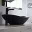 Умивальник Rea Royal 60 black mat накладний чорний REA-U0442, Чорний матовий - мініатюра 2