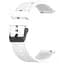 Браслет GT для Samsung Galaxy Watch 4 - белый ширина крепления 20мм силикон Watchbands (W27-4WB21134651) - миниатюра 3