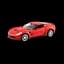 Машинка Uni-fortune Chevrolet Corvette Grand Sport, 1:32, матовий червоний (554039М(В)) - мініатюра 1