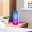 Портативна Bluetooth-колонка Hoco HC8 Pulsating colorful luminous wireless speaker Чорний - мініатюра 3