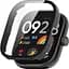Чохол-накладка DK для Xiaomi Redmi Watch 5 Пластик Gloss Glass Full Cover (black) - мініатюра 1