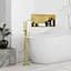 Вбудована полиця Rea 30x60 brushed gold з обідком REA-05608, Золотий - мініатюра 2