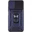 Ударостійкий чохол Camshield Serge Ring Xiaomi 11T / 11T Pro Синій, TPU+PC, Шторка на камеру - мініатюра 3