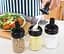 Набор для специй на подставке Spice rotating bottles JM-620 6 баночек Черный - миниатюра 4