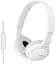 Навушники Sony MDR-ZX110AP On-ear Mic White (MDRZX110APW.CE7) - мініатюра 1