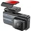 Автомобільний відеореєстратор Hoco DV12 with rear camera Silvery Gray (640176) - мініатюра 3