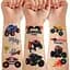 Набор детских временных тату «Колесо-монстры» set-10-kids-tatto-cars - миниатюра 2