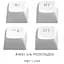 Игровая беспроводная клавиатура Dark Project ALU81 Terra Nova ENG/RUS (DPKB_NOVA_81_ANSI_WHITE_UA) - миниатюра 9