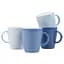 Набір чашок Gimex Mug Colour 4 Pieces 4 Person Sky (6910141), Синій - мініатюра 1