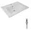 Раковина врезная мебельная Qtap Albatross 620x460x180 White с донным клапаном QT01113060CW148473 - миниатюра 2
