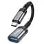 Мульти адаптер хаб Hoco UA24 Type-C to USB 3.0 серый - миниатюра 6