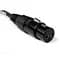 Микрофонный кабель XLR Male - XLR Female Cascha CCSM1BK1 1 м - миниатюра 3