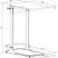 Приставной компьютерный стол OfficePro SD137DW Dark Wood Black [143311] - миниатюра 5