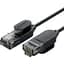 Патч-корд Ugreen NW122 CAT 6A Pure Copper Ethernet Cable OD2.8 5m Black (70654) [147320] - мініатюра 1