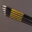 Пензель щетина кругла AMBER 2306R №1 довга ручка Rosa - мініатюра 3