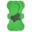 Поролон для купання Tega Baby Midi green multicolor - мініатюра 1