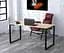 Письмовий стіл Loft Design Q-160-18 Black (Дуб Борас) - мініатюра 1