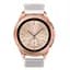 Ремінець BeWatch нейлоновий липучка для Samsung Galaxy Watch 42 мм Білий (1011311) - мініатюра 3