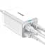 Мощное зарядное устройство для GaN3 65 W Baseus 2xUSB-A + 2xType-C с китайской вилкой (CCDK65C) - миниатюра 5