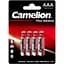 Батарейка Camelion AAA LR03 Plus Alkaline x 4 (LR03-BP4) - мініатюра 1