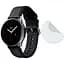 Защитная пленка для Samsung Galaxy Watch Active 2 40mm Stainless Steel Silver - 1шт прозрачная Watchbands (WB000A240PL1-SILVER) - миниатюра 1