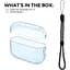 Чехол AhaStyle Transparent Case для Airpods Pro 2 Blue [133862] - миниатюра 3