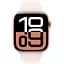 Смарт-часы Apple Watch Series 10 GPS 42mm Rose Gold Aluminum Case with Light Blush Sport Band S/M (MWWH3) [114974] - миниатюра 2