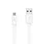 Дата кабель Hoco X5 Bamboo USB to MicroUSB (100 см) плоский білий - мініатюра 1