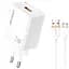 СЗУ Amaya E79D 2.4A (1USB-A) + кабель USB to MicroUSB White - миниатюра 1