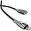 Кабель LDNIO LS29 Lighting cable 1m Black - мініатюра 2