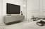 Тумба под телевизор навесная Perfect Home Оро/Oro 2-дверная RTV135 MDF Серый (PFH-091357) - миниатюра 1