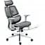 Офісне крісло GT Racer B-2450 White/Gray [121431] - мініатюра 6