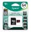 Карта памяти Apacer microSDXC 64 GB Class 10 UHS-I R85 + SD adapter [AP64GMCSX10U5-R] [68138] - миниатюра 5