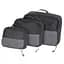 Косметичка-органайзер 3шт Bo-Camp Travel Pack Cube Anthracite (7504370) - мініатюра 1