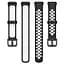Силиконовый ремешок Primolux Perfor Classic для фитнеса браслета Huawei Band 7- Black White - миниатюра 5