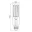 Лампочка Videx LED Filament T38F 24W E27 5000K (VL-T38F-24275) - мініатюра 2