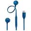 Навушники провідні JBL T310C USB-C (JBLT310CBLU) з мікрофоном сині - мініатюра 6