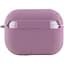 Силіконовий футляр з мікрофіброю для навушників Airpods 4 Ліловий / Lilac Pride - мініатюра 3